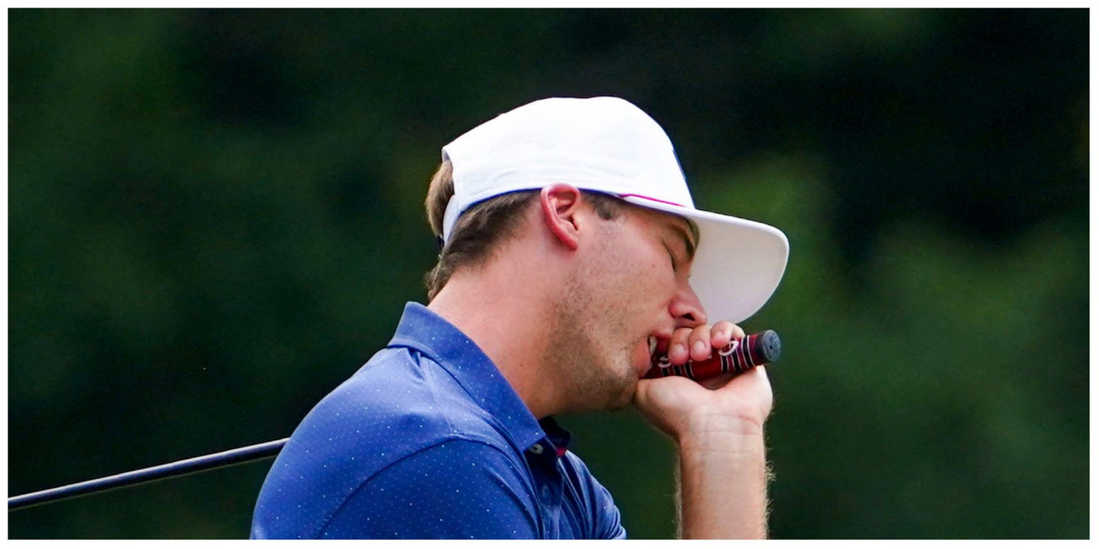 PGA Tour's Emiliano Grillo tosses club into trees as tee shot goes to 10 FEET!
